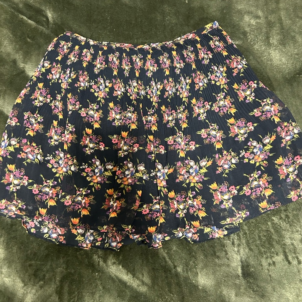 Madewell Floral Mini Skirt